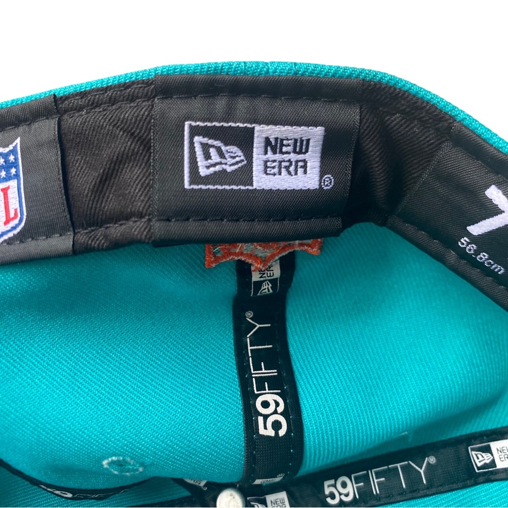 New Era NFL Miami Dolphins 59FIFTY Fitted Hat Cap Men’s 7 1/8 - Picture 11 of 13